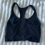 JoyLab  Black Knotted Crop Top Photo 4