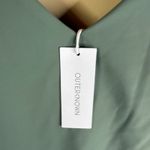 Outerknown Origin One Piece Swimsuit V Neck Strappy Back Sage Green Medium NWT Size undefined Photo 2