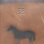 STS Ranchwear Brown and Black Leather Bag Photo 3