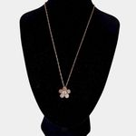 Giani Bernini NWT Rose Gold 925 Sterling Silver 18” Necklace With Flower Pendant Photo 0