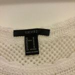 Forever 21  Embroidered Crochet Crop Top Photo 6