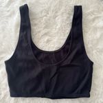 Wilfred Aritzia  Free Kos Crop Tank - Black Photo 1