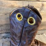 Old West  Brown Cowboy Boots Size 5‎ Photo 6