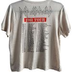 Chaser Def Leppard Retro Bringing on the Heartbreak Linen Concert Tee Shirt MED Photo 3
