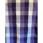 Merrell Button Blouse M purple plaid long sleeve Photo 7