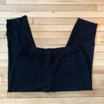 SheIn  4XL Black High Waist Lace Panel Trim Dress Pants Photo 2