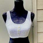 Colsie light grey thermal ribbed tank bra size large Gray Photo 0