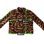 Lauren Jeans Co. Brown & Tan Animal Print Denim Jacket Western Safari Size M Size M Photo 13