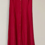 Ralph Lauren Vintage 90s Y2K 100% Silk Button Down Collar Maxi Dress Photo 0