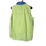 Women’s Yellow Embroidered Flower Sleeveless button front shirt Size undefined Photo 4