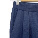 St. John  Collection Santana Knit Pants Navy Blue Pleated Trousers Size 4 USA Photo 5
