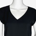 EXPRESS Shirt Women Small Black Office Casual Versatile Neutral Basic Minimalist Photo 4