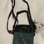 Chala NWT  Cell Phone Purse Crossbody Convertible DAZZLED TURTLE Turquoise Blue Photo 7