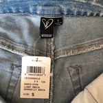 Windsor Acid Wash Cutout Side Denim Jean Shorts  Photo 7