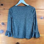 J.Crew Women’s Crew Neck 3/4 Bell Sleeve Shimmer Top Size XS Photo 8