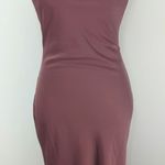 Illa Illa Illa‎ Illa Juanne Midi Slip Dress Mauve Asymmetrical Small NWT Photo 2