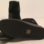 Black Leather Boots, Size 8 Photo 3