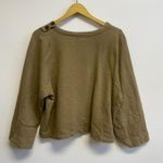 Madewell Shoulder Button Elbow Patch Top Photo 12