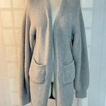 Maxxiii Collection Gray Long Knit Oversized Cardigan Sweater Size XL Photo 0