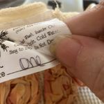 FINAL MARKDOWN Cream Knit Top with Floral Embroidery one size fits most Photo 3