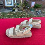 A New Day Nwt Tilly Raffia Platform Footbed Sandals - Tan size 6 summer Photo 3