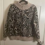 Sweet Rain  Zebra Pattern Cowl Sweater size medium Photo 1