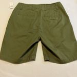 Gap 4" Downtown Bermuda Khaki Women's Olive Chino Trendy‎ Weekend Shorts Size 2P Photo 3