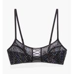 ✨Savage X Fenty DISCO LACE UP SZ MEDIUM BRALETTE✨ Black Photo 3