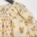 DOEN Cream Floral Blouse S Photo 4