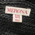 Merona  Grey Cowl Poncho Sweater Photo 4