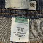 Route 66  Denim Jean Shorts Classic Fit Women’s Sz 8 Lightly Distressed 6.5” Insm Photo 3