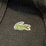 Lacoste Women’s 38 Black V-Neck Sleeveless Fitted Tank Top W/Hoodie Photo 4