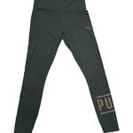 Puma Gray Leggings With Rose Gold “” At Bottom Size Small Photo 0