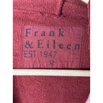 Frank & Eileen Kane Capelet Hoodie in Cranberry Cotton Oversized Women’s Size M Photo 5