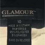 Glamour‎ Little Black Midi Dress Size 10 90s Versatile Minimalist Chic Mod Fem Photo 4