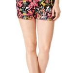 Guess women's XS lucid jungle print lightweight thin rayon margarita shorts Photo 0