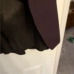 Louben of Canada Dark Brown Women's Midi Skirt Fully Lined Bottom Flare Black Size 10 Photo 10