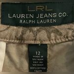Ralph Lauren - Beige Floral Cotton Jeans Size 12 Photo 4