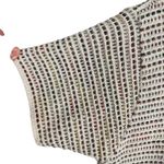 Croft & Barrow Vintage Crochet Knit Cream Short Sleeve Button Up Top Sz Small Photo 9