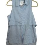 Intermix NWT  DENA BUTTON DOWN CHAMBRAY TOP Photo 0