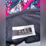 Alex Marie • Wine And Teal Paisley Tankini Top • Size 12 Photo 5