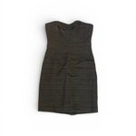 Trina Turk  Cora Tweed Strapless Mini Dress Green Photo 3