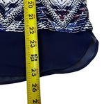 Rose + Olive Blue Chevron Lined Tank Top Women Size Large | 61-41 Photo 6