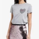 Topshop  Women’s Dazzling Sequin Embellished Mini Skirt Light Pink Size 4 Small S Photo 1