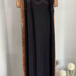 Planet Love size medium, black maxi dress with lace top Photo 0