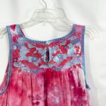 Crown & Ivy ‎ Plus Size 2X Tank Top Embroidered Handmade Tie Dye Sleeveless 1055 Photo 8