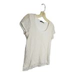 Nine West Nine‎ West White Shirt with Lace Sleeves Photo 3