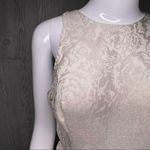 Windsor Nwt  glitter scroll floral gold and cream long dress prom formal dress 7 Photo 1