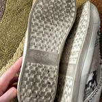 ZARA White Cream Snakeskin Faux Suede Studded Sneakers Women’s Size US 5 1/2 Photo 3