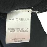 Majorelle Kalani Off Shoulder Mini Dress Women’s Size XS Black Smocked Crinkle Photo 11